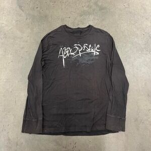 Y2K grungey‎ Aeropostale skater long sleeve shirt